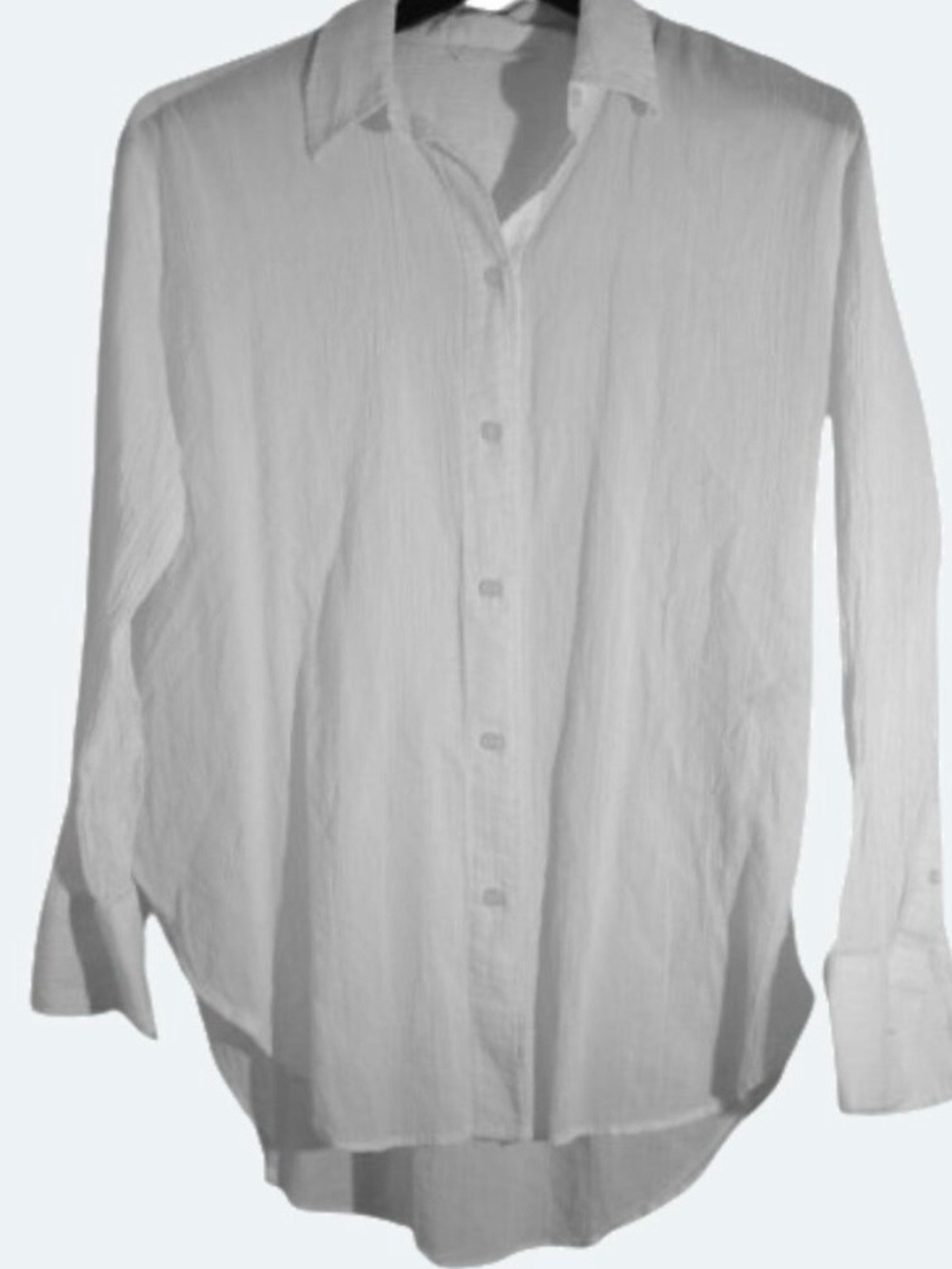 H&M White Women's Button-Down Shirt